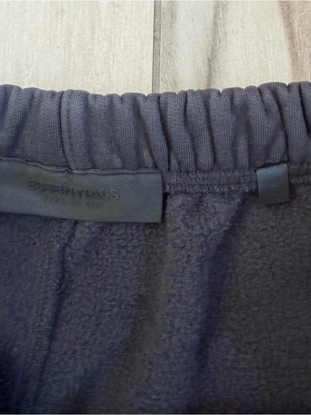Fear of God Navy Essentials MLB Sweatpants with White Logo - Picture 4 of 4